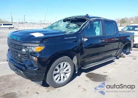 2023 Chevrolet Silverado C1500 Custom из США, поврежденный, VIN 3GCPABEK4PG176735